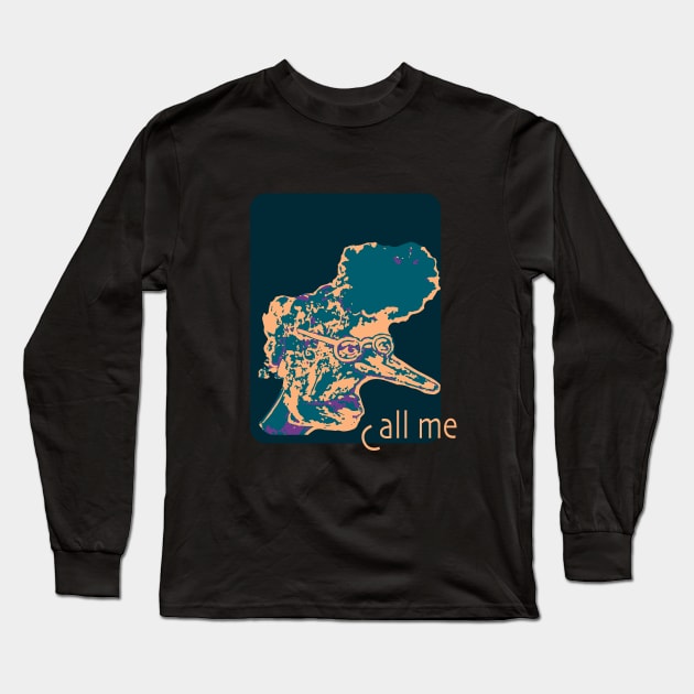 old lady call me Long Sleeve T-Shirt by Lins-penseeltje
